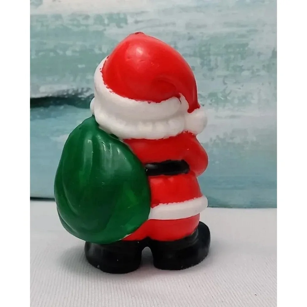 Vintage Santa‎ Claus Christmas Candle Collectable Santa Figure Candle Never Lit
